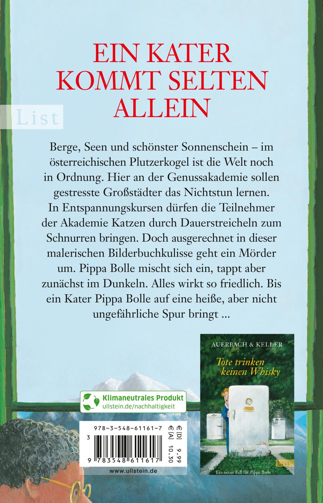 Rückseitencover Des Katers Kern (Ein Pippa-Bolle-Krimi 6)