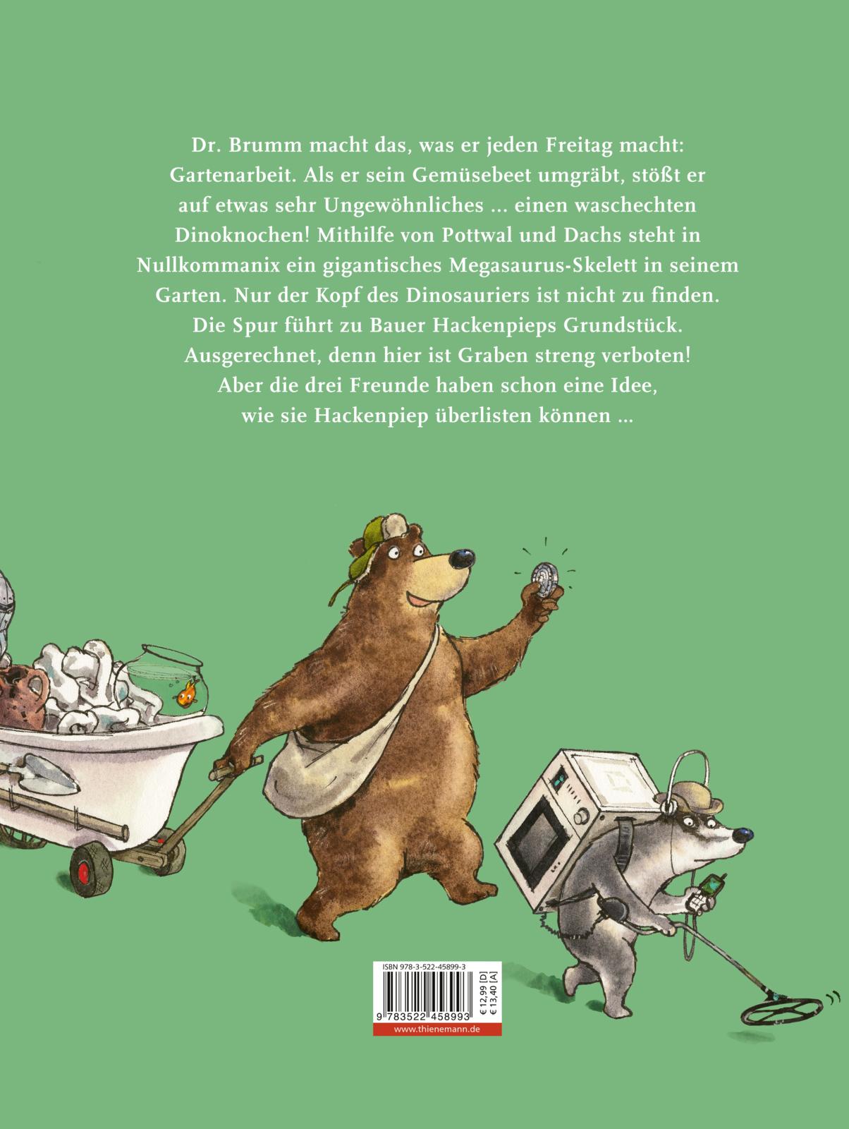 Rückseitencover Dr. Brumm: Dr. Brumm und der Megasaurus