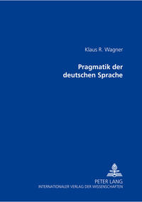 Vorderes Coverbild Pragmatik der deutschen Sprache