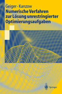 Vorderes Coverbild Numerische Verfahren zur Lösung unrestringierter Optimierungsaufgaben