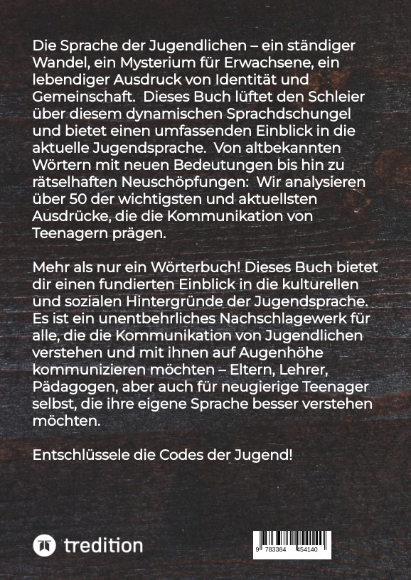 Rückseitencover Jugendsprache Reloaded