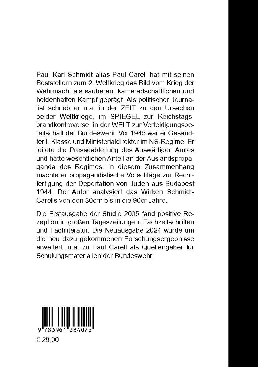 Rückseitencover Paul Carell