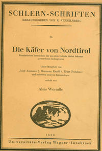 Vorderes Coverbild Die Käfer von Nordtirol