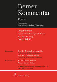 Vorderes Coverbild Arbeitsrecht, Art. 319-362 OR, 12. Ergänzungslieferung