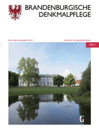 Vorderes Coverbild Brandenburgische Denkmalpflege | Neue Folge
