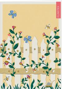 Vorderes Coverbild myNOTES Papeterie: Notizheft Cottage Style: Blumenranken