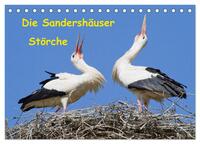 Vorderes Coverbild Die Sandershäuser Störche (Tischkalender 2025 DIN A5 quer), CALVENDO Monatskalender