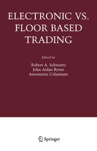 Vorderes Coverbild Electronic vs. Floor Based Trading