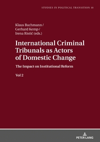 Vorderes Coverbild International Criminal Tribunals as Actors of Domestic Change.