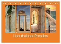 Vorderes Coverbild Urlaubsinsel Rhodos (Tischkalender 2025 DIN A5 quer), CALVENDO Monatskalender