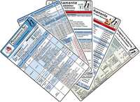 Vorderes Coverbild Medikamenten Karten-Set 2025 - Notfallmedikamente, Analgesie & Sedierung, Inkompatibilitäten intravenöser Medikamente, Medikamente - Haltbarkeit nach Anbruch