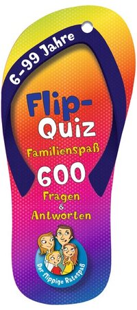 Vorderes Coverbild Flip-Quiz: Familienspaß - 600 Fragen und Antworten auf 62 Karten