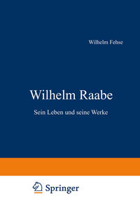 Vorderes Coverbild Wilhelm Raabe