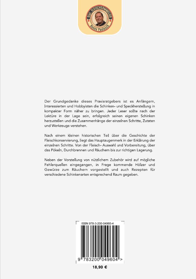 Rückseitencover Praxisratgeber Schinken & Speck