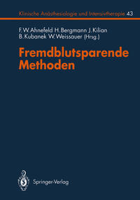 Vorderes Coverbild Fremdblutsparende Methoden