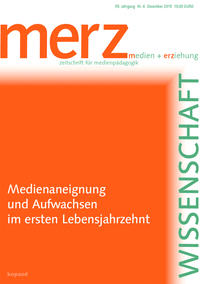 Vorderes Coverbild Medienaneignung und Aufwachsen im ersten Lebensjahrzehnt