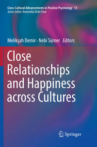 Vorderes Coverbild Close Relationships and Happiness across Cultures