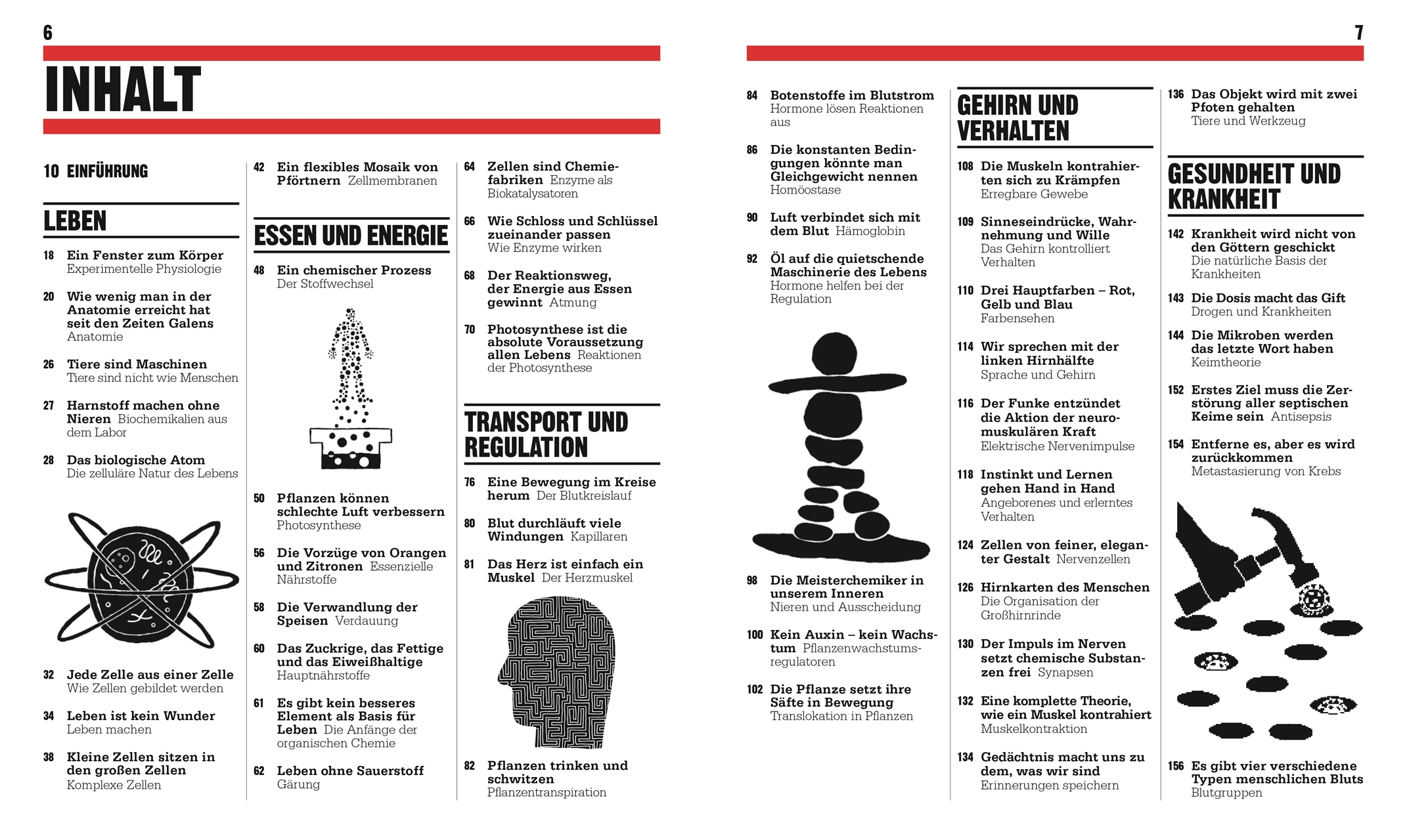 Beispielinhalt (Bild) Big Ideas. Das Biologie-Buch