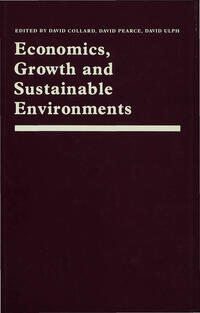 Vorderes Coverbild Economics, Growth and Sustainable Environments