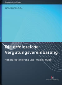 Vorderes Coverbild Die erfolgreiche Vergütungsvereinbarung