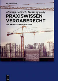 Vorderes Coverbild Praxiswissen Vergaberecht