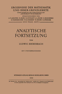 Vorderes Coverbild Analytische Fortsetzung