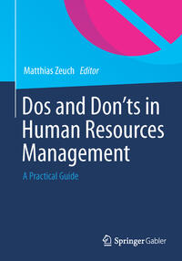 Vorderes Coverbild Dos and Don’ts in Human Resources Management