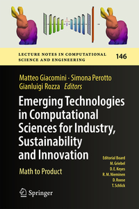 Vorderes Coverbild Emerging Technologies in Computational Sciences for Industry, Sustainability and Innovation