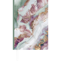 Vorderes Coverbild Campustimer Blue Marble - A5 Semester-Planer - Studenten-Kalender 2025/2026 - Notiz-Buch - Marmor - Weekly - Alpha Edition