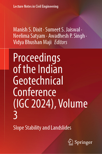 Vorderes Coverbild Proceedings of the Indian Geotechnical Conference (IGC 2024), Volume 3