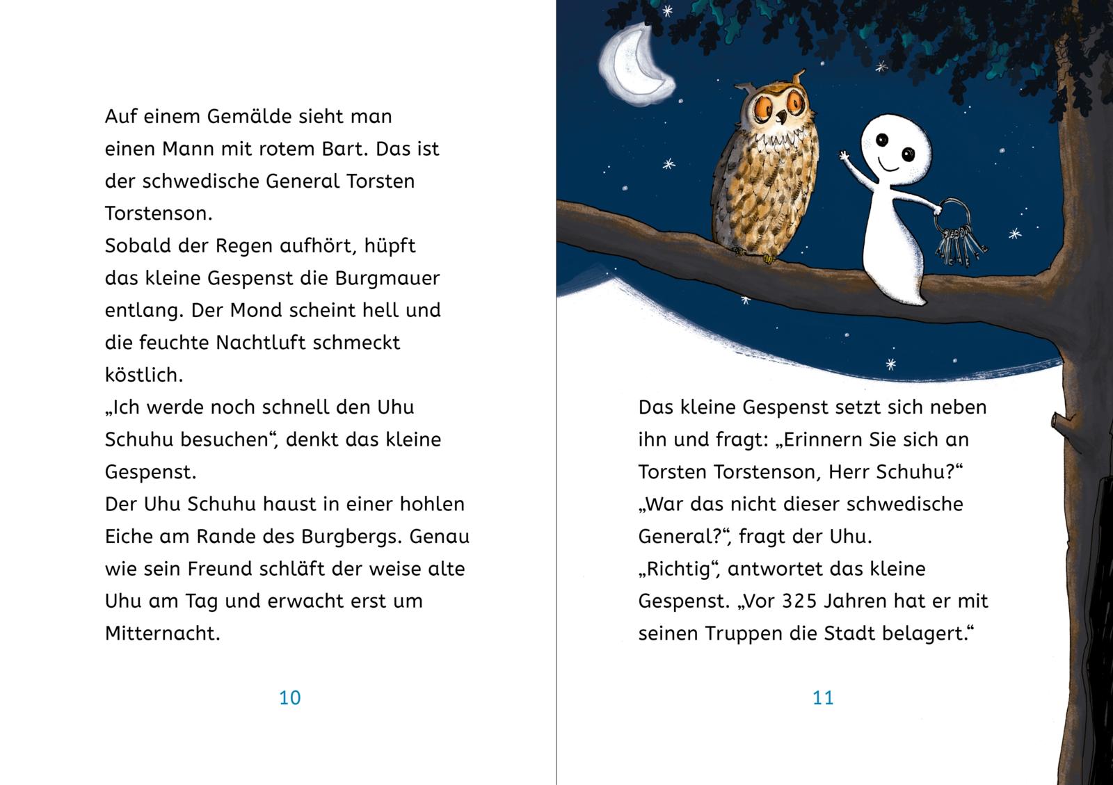 Beispielinhalt (Bild) Kleine Lesehelden: Das kleine Gespenst