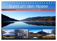 Vorderes Coverbild Rund um den Alpsee (Tischkalender 2025 DIN A5 quer), CALVENDO Monatskalender