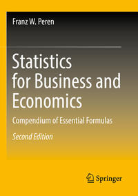Vorderes Coverbild Statistics for Business and Economics