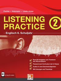Vorderes Coverbild Listening Practice 2. Heft inkl. HELBLING Media App
