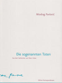 Vorderes Coverbild Die sogenannten Toten