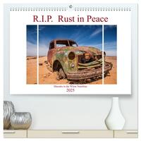 Vorderes Coverbild R.I.P. Rust in Peace - Marodes in der Wüste Namibias (hochwertiger Premium Wandkalender 2025 DIN A2 quer), Kunstdruck in Hochglanz
