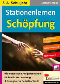 Vorderes Coverbild Stationenlernen Schöpfung / Klasse 5-6