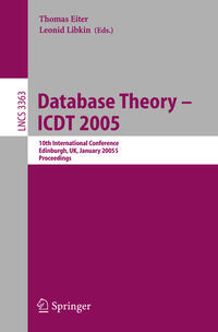 Vorderes Coverbild Database Theory - ICDT 2005