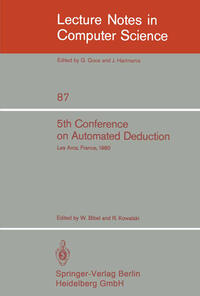Vorderes Coverbild 5th Conference on Automated Deduction