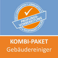 Vorderes Coverbild Kombi-Paket Gebäudereiniger Lernkarten