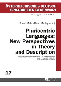 Vorderes Coverbild Pluricentric Languages: New Perspectives in Theory and Description