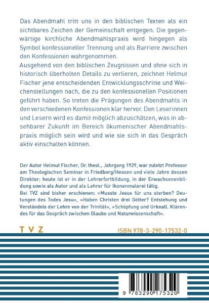 Rückseitencover Gemeinsames Abendmahl?
