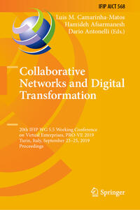 Vorderes Coverbild Collaborative Networks and Digital Transformation