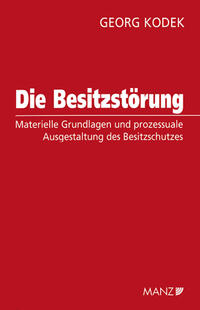 Vorderes Coverbild Die Besitzstörung