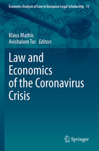 Vorderes Coverbild Law and Economics of the Coronavirus Crisis
