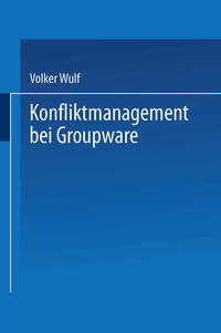 Vorderes Coverbild Konfliktmanagement bei Groupware