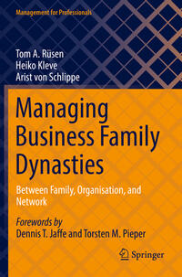 Vorderes Coverbild Managing Business Family Dynasties