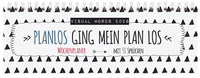 Vorderes Coverbild Tischquerkalender Visual Words 2026