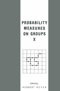 Vorderes Coverbild Probability Measures on Groups X