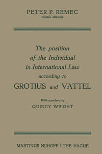 Vorderes Coverbild The Position of the Individual in International Law according to Grotius and Vattel